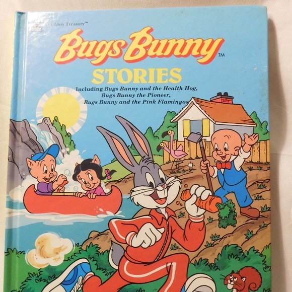 Vintage Bugs Bunny Stories A Golden Treasury Book 1990 - Picture 1 of 5